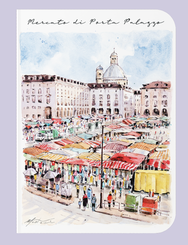 Taccuino bianco mercato di Porta Palazzo