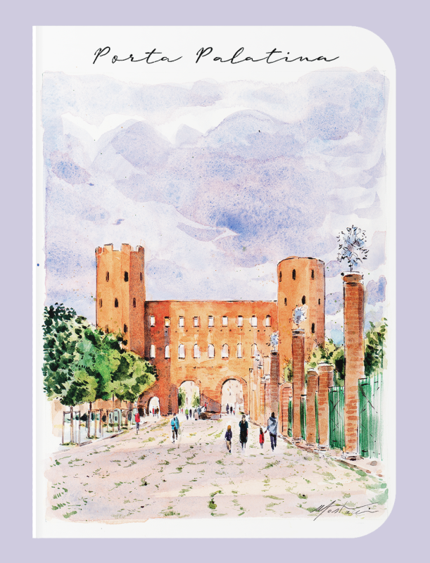 Taccuino bianco Porta Palatina
