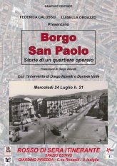 Presentazione libro BORGO SAN PAOLO